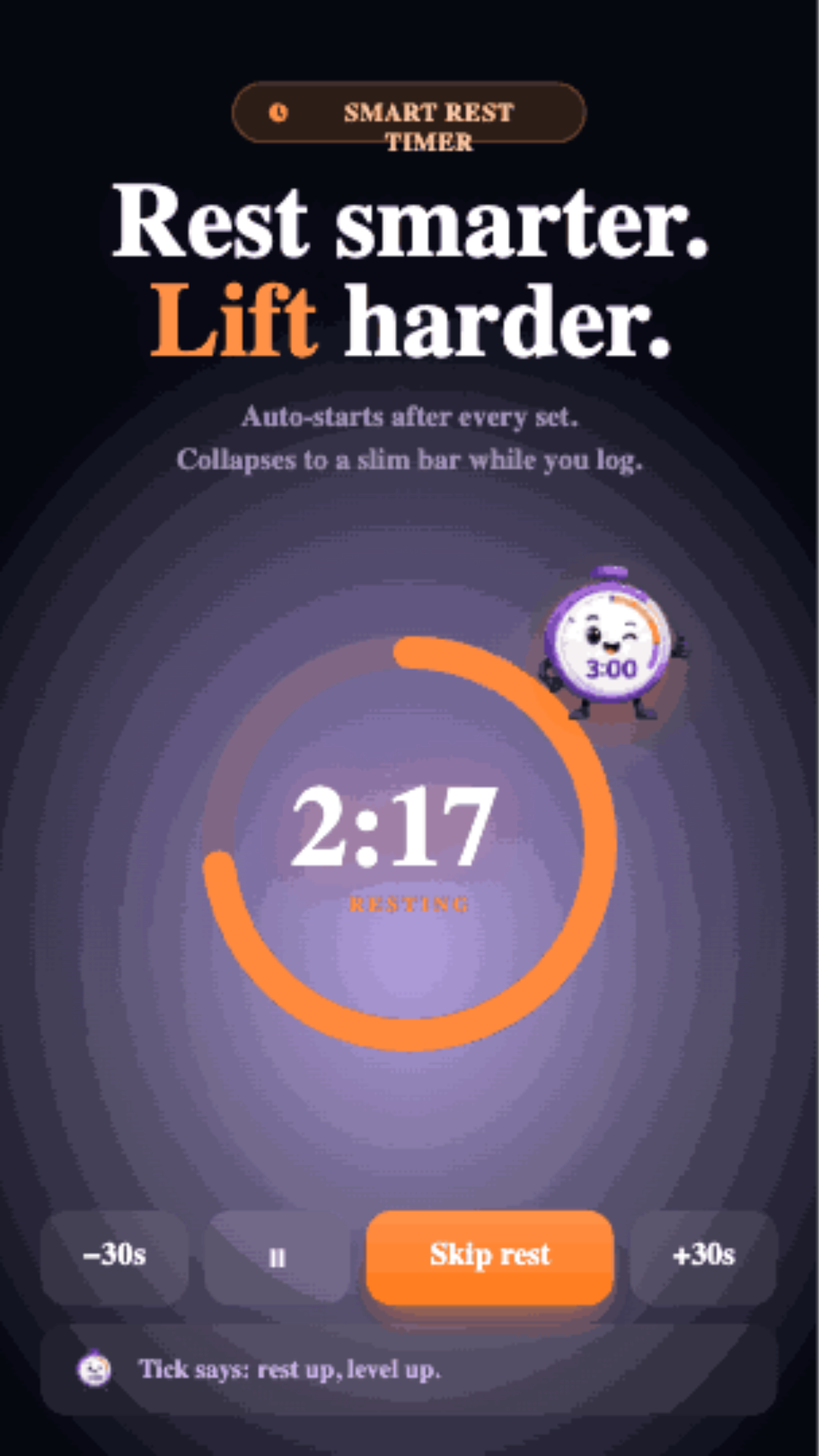 Rest timer