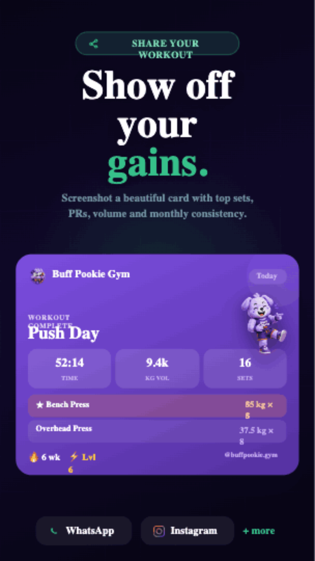 Share your gains